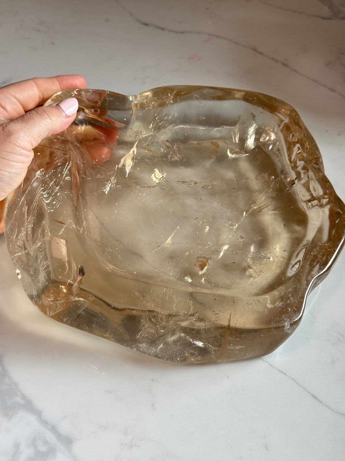 Rare Vintage Citrine Decorator Crystal