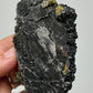 Andradite Garnet, Chalcopyrite over Quartz Druse, Peru