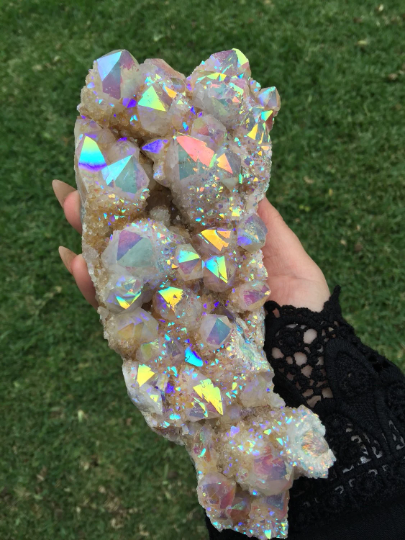 Spirit Quartz Angel Aura Cactus Quartz Fairy Castle