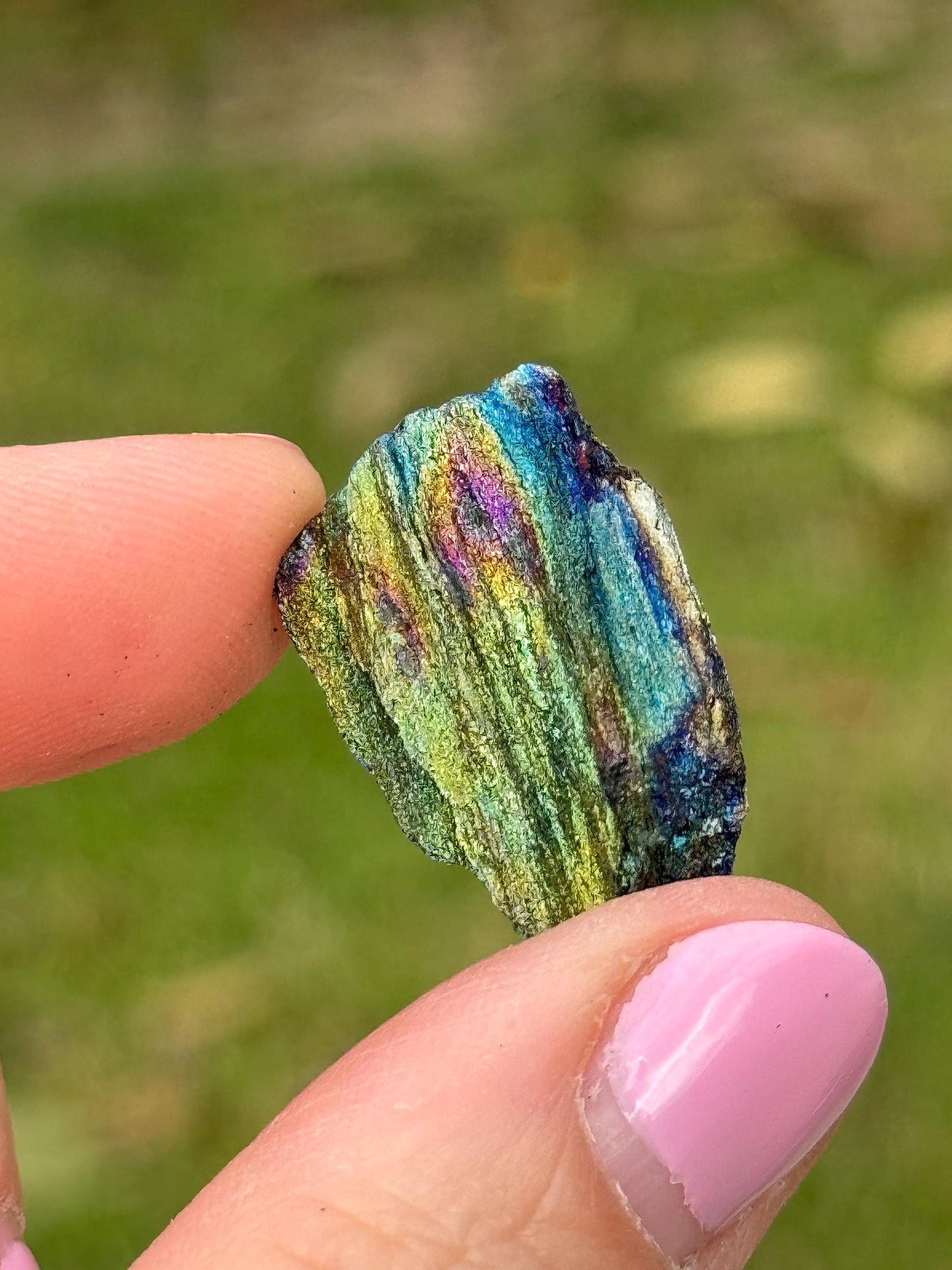 Rare Rainbow Hematite, Natural Iridescent Minerals, Brazil