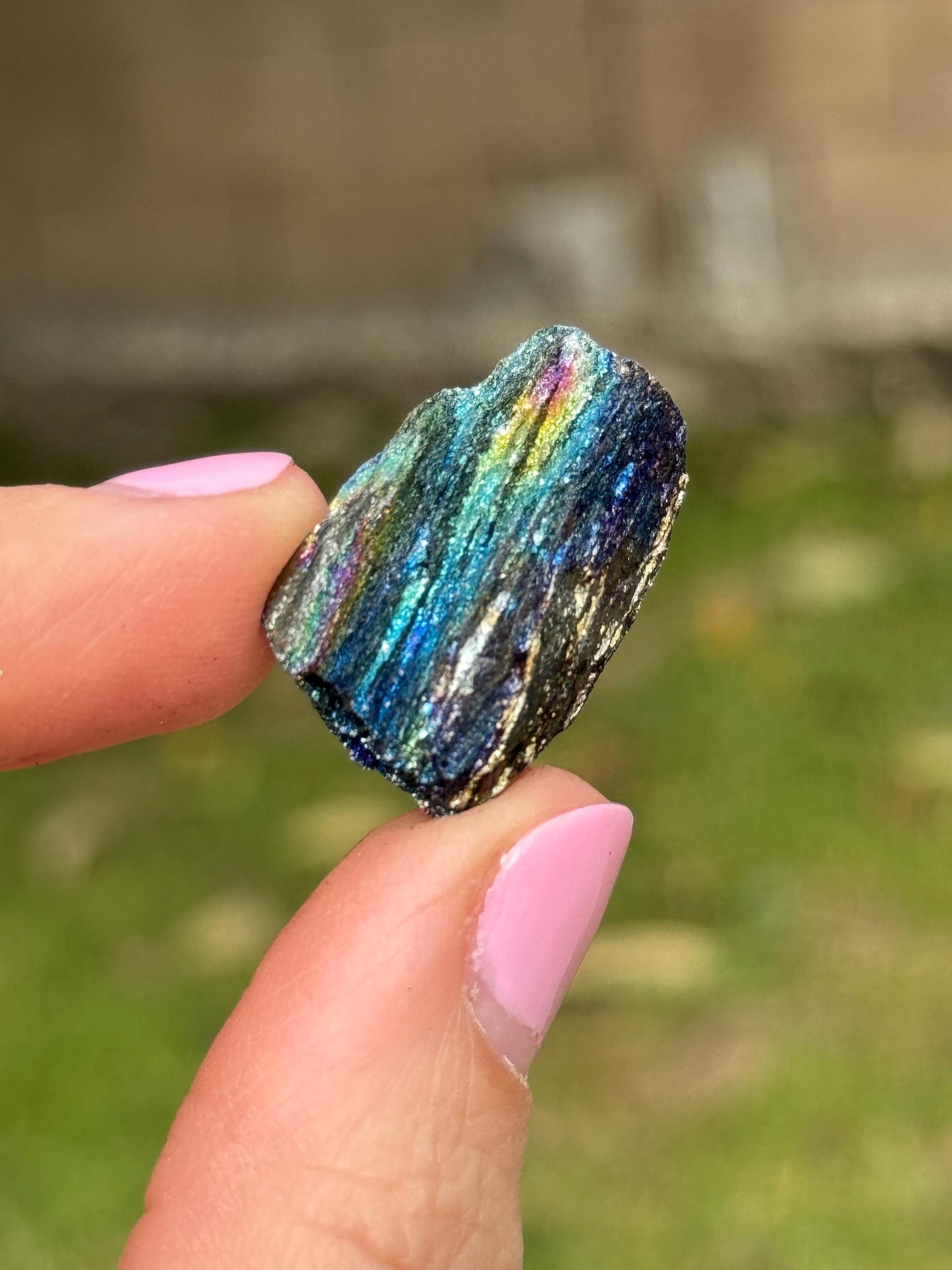 Rare Rainbow Hematite, Natural Iridescent Minerals, Brazil