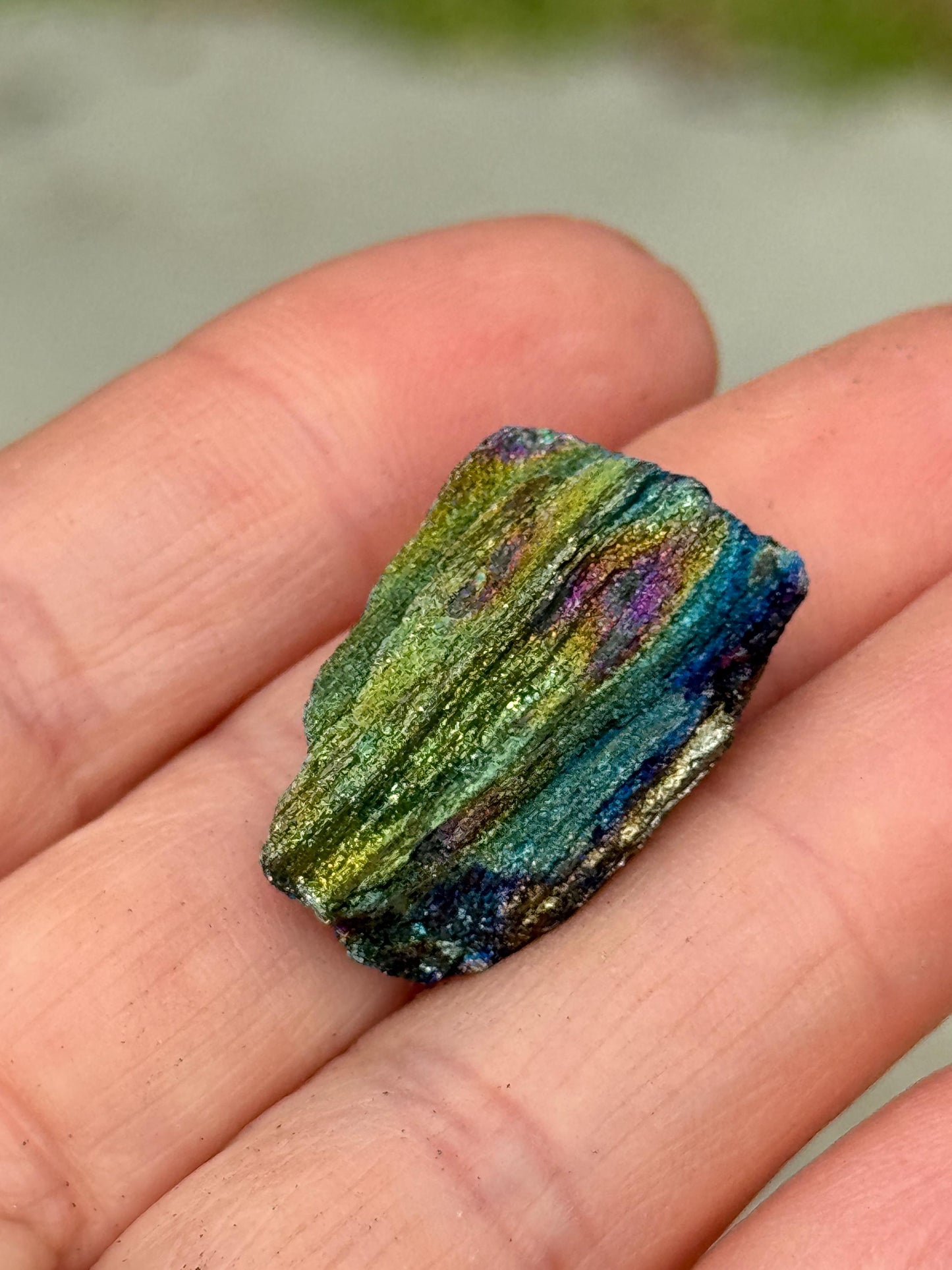 Rare Rainbow Hematite, Natural Iridescent Minerals, Brazil