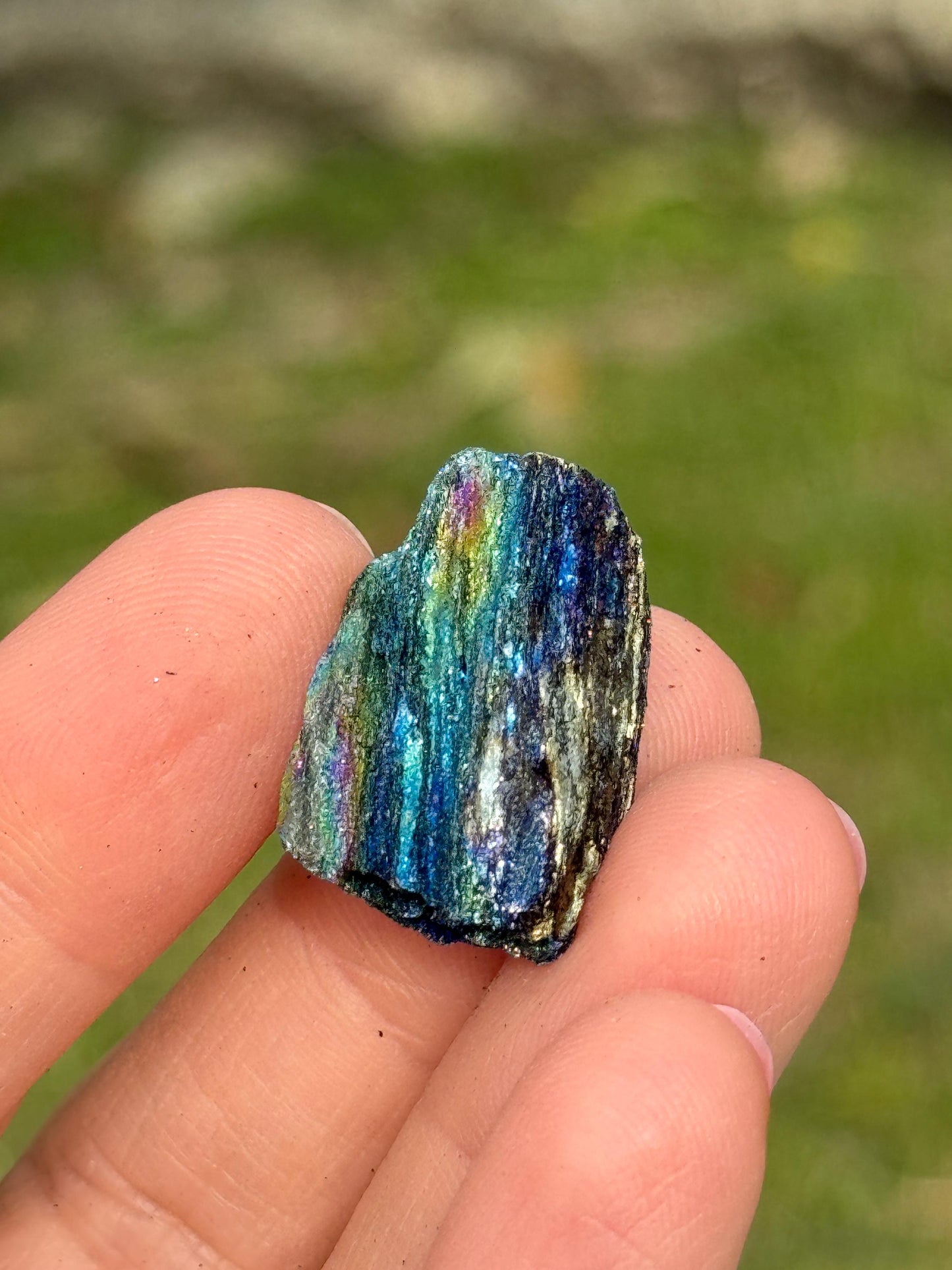Rare Rainbow Hematite, Natural Iridescent Minerals, Brazil