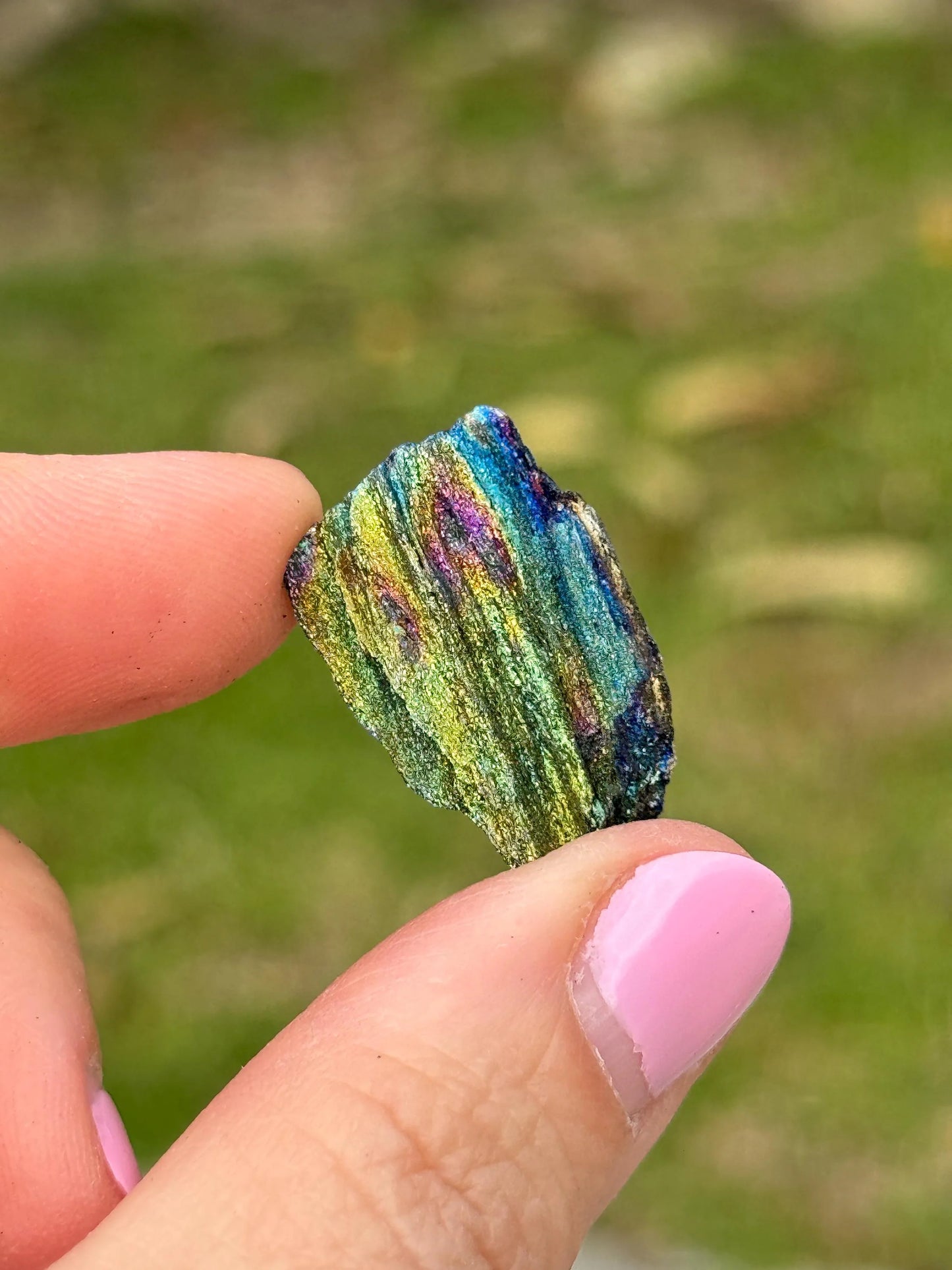 Rare Rainbow Hematite, Natural Iridescent Minerals, Brazil