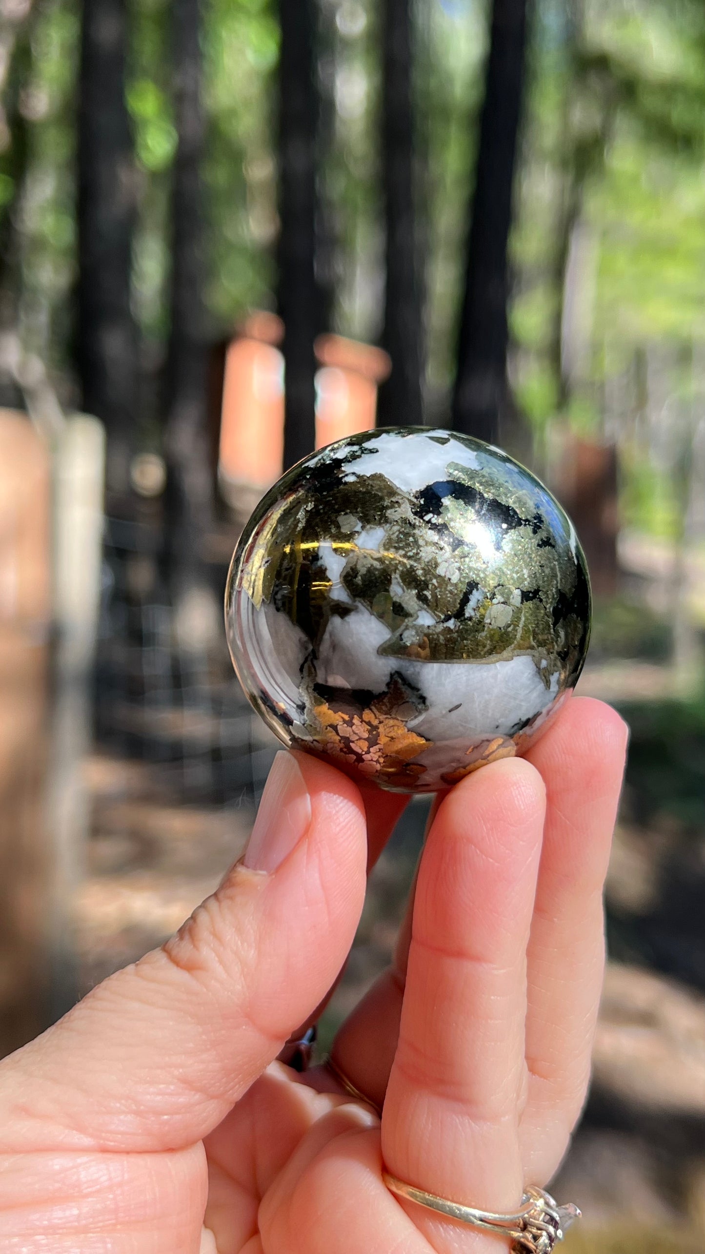 Chalcopyrite Sphere, Peru