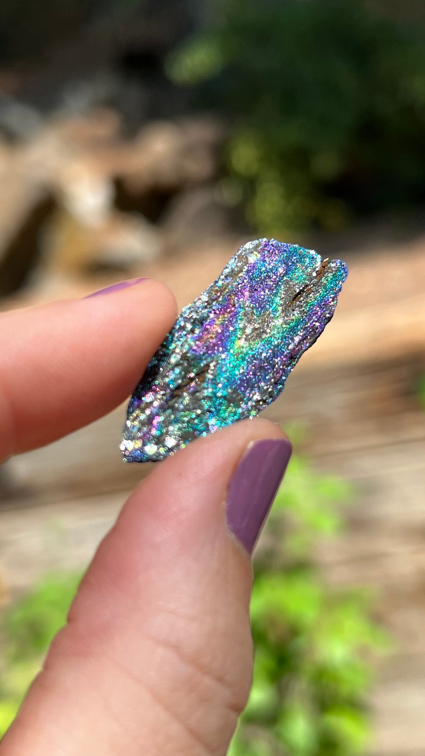 Iridescent Rainbow Hematite, 14ct Andrade Mine, Brazil