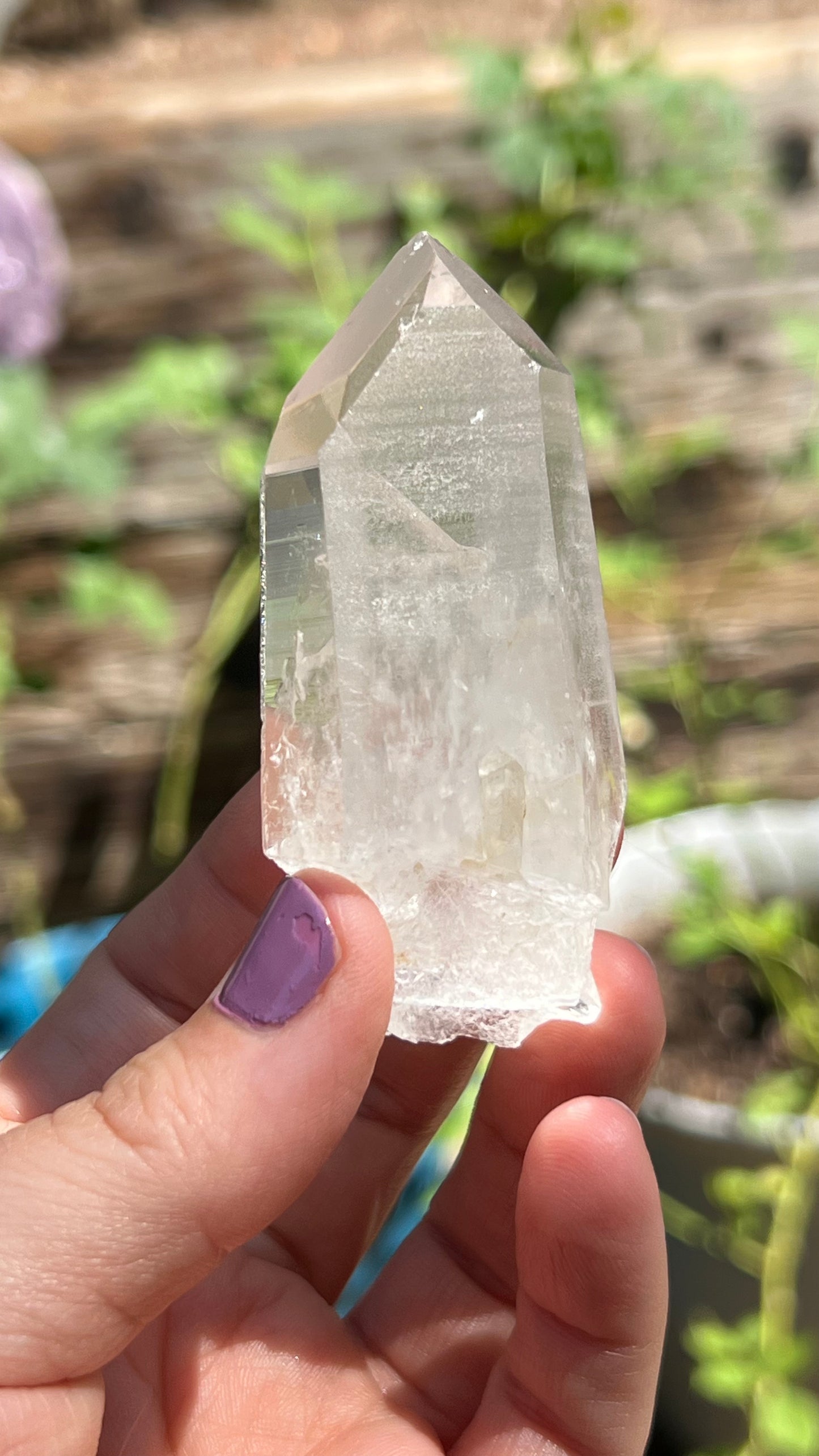 Recordkeeper Lemurian 7-3-7 Quartz, Colombia