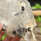 Quartz Scepter with Rutile and Garnets