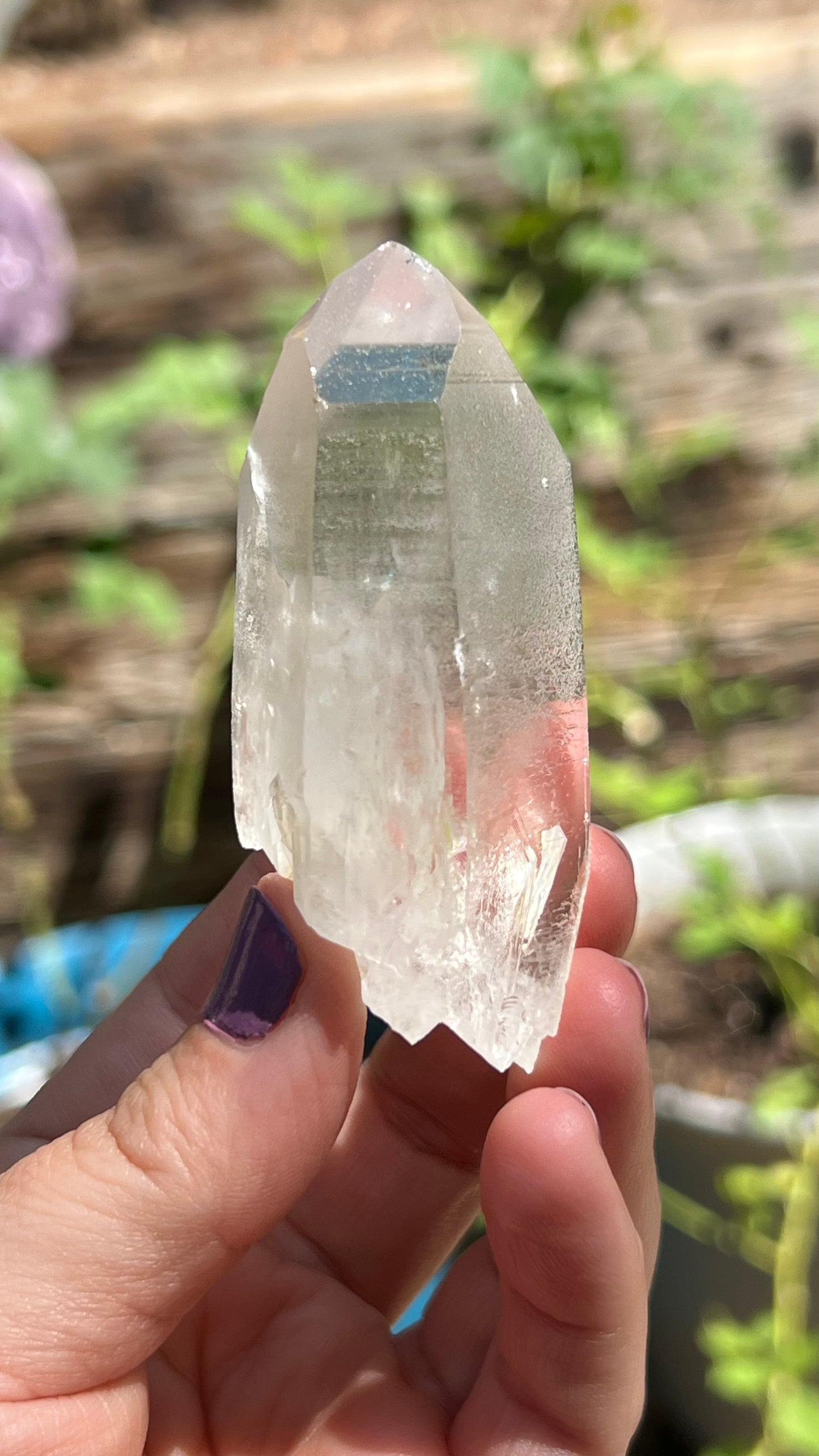 Recordkeeper Lemurian 7-3-7 Quartz, Colombia