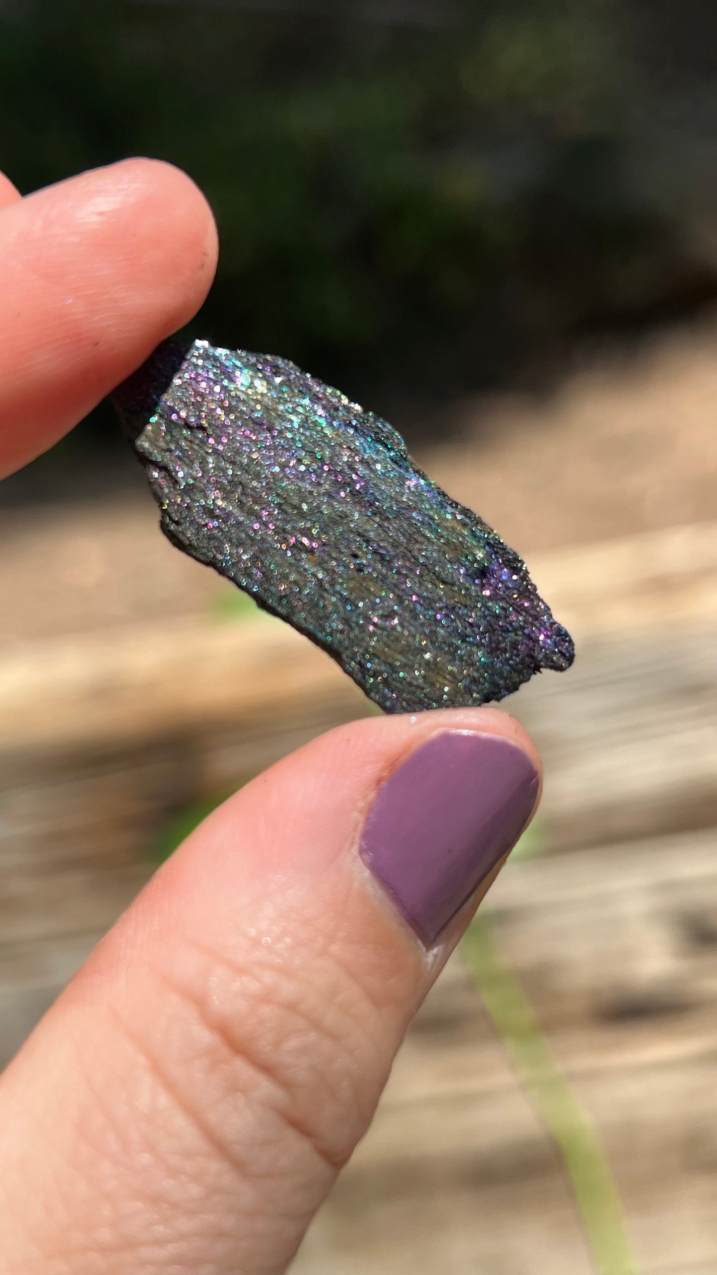 Iridescent Rainbow Hematite, 14ct Andrade Mine, Brazil