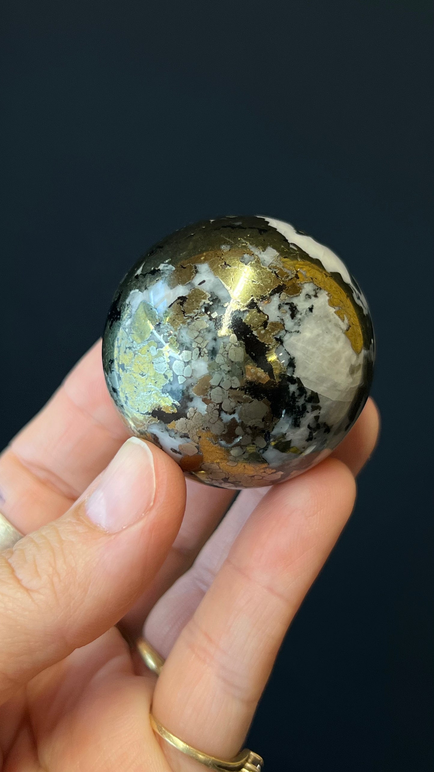 Chalcopyrite Sphere, Peru