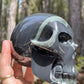 Spider Web Obsidian Skull