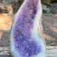 Amethyst Geode Crescent Moon