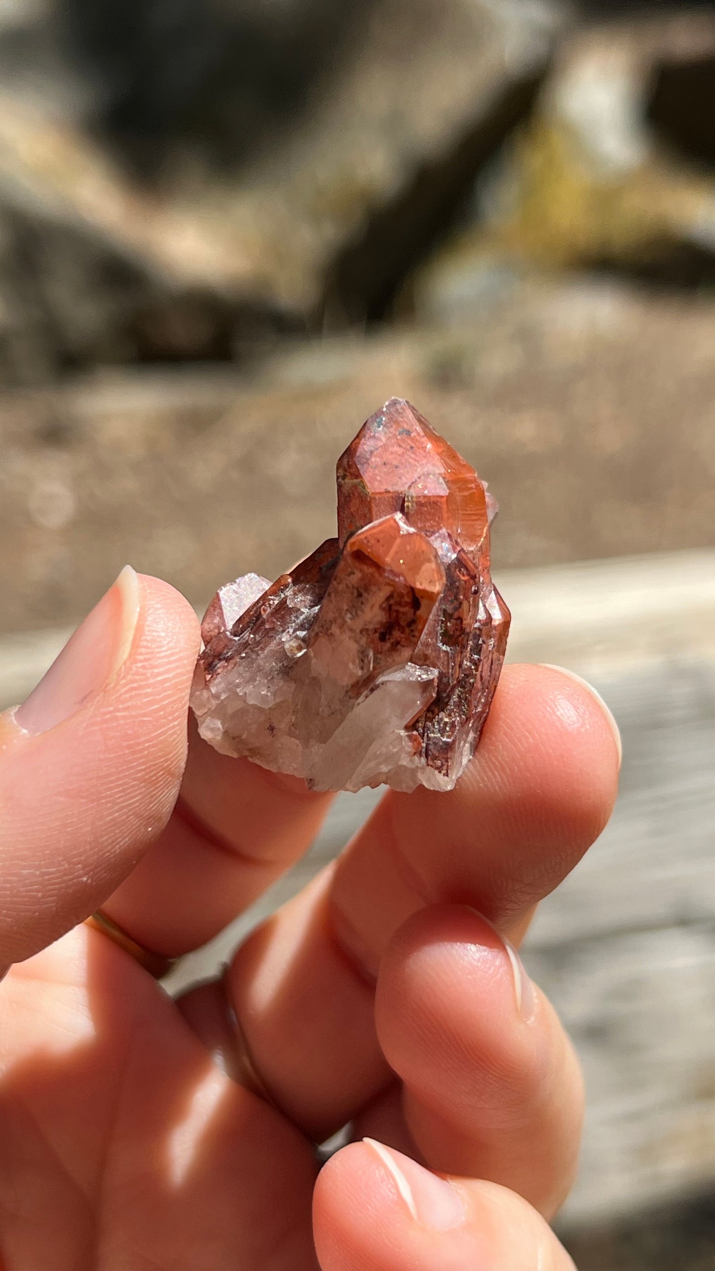 Orange River Quartz Crystal, Namibia