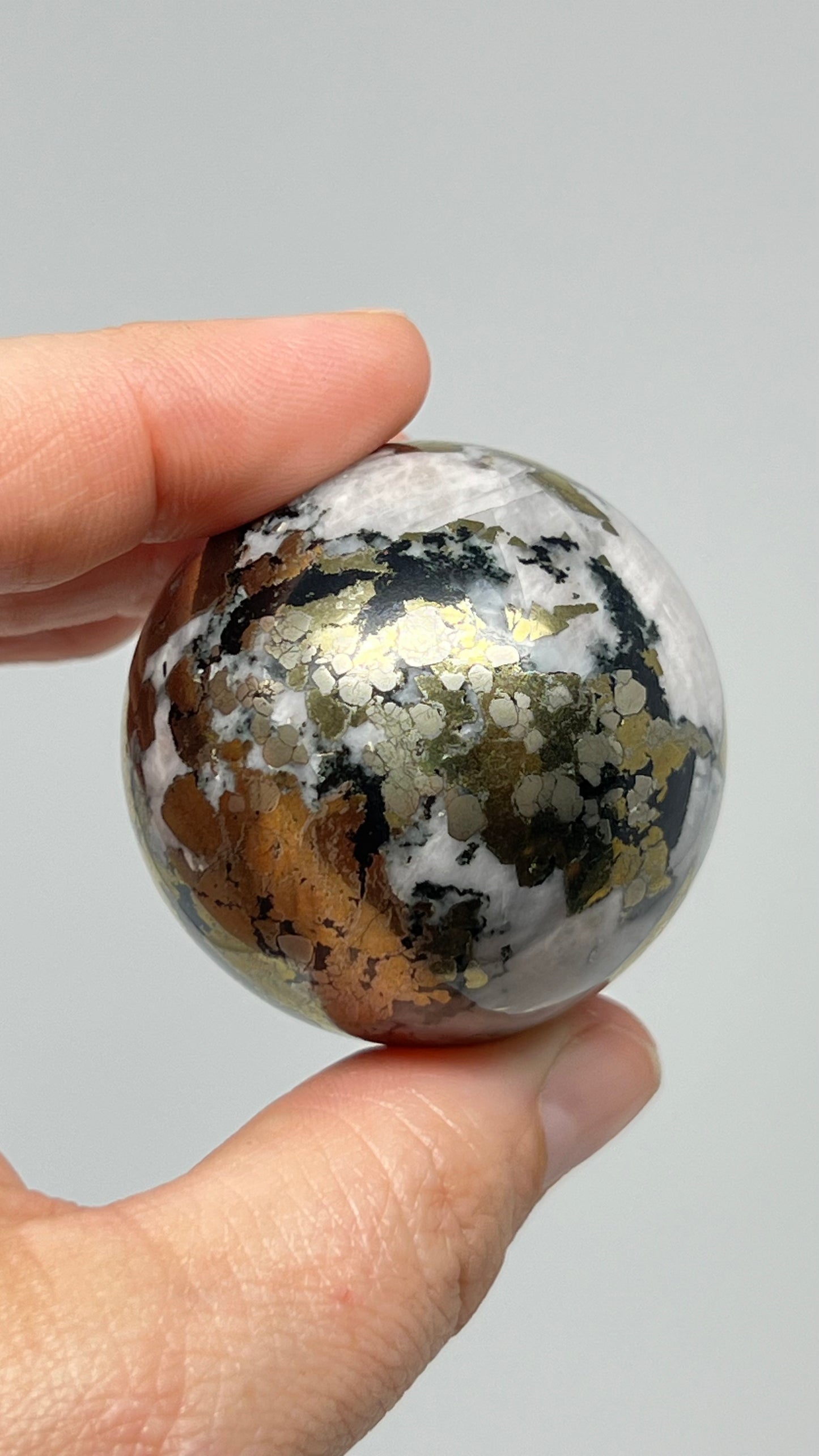 Chalcopyrite Sphere, Peru