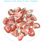 ONE Rhodochrosite Tumbled Gemstone