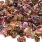 Rubellite Tourmaline Tumbled Gemstones, Heart Chakra, Self Love, Heart, Empathy, Emotional Healing, Forgiveness