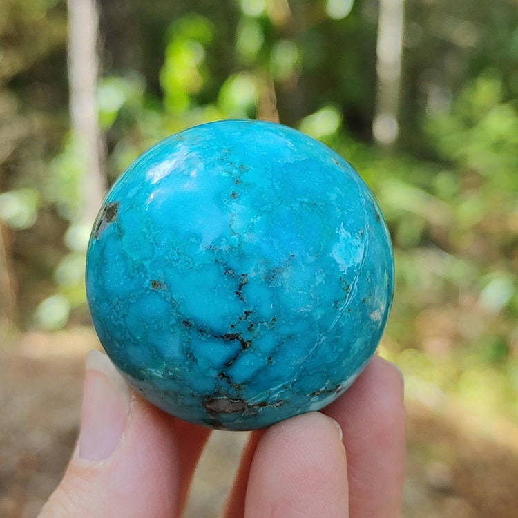 Rare Turquoise Sphere, Morenci, Arizona