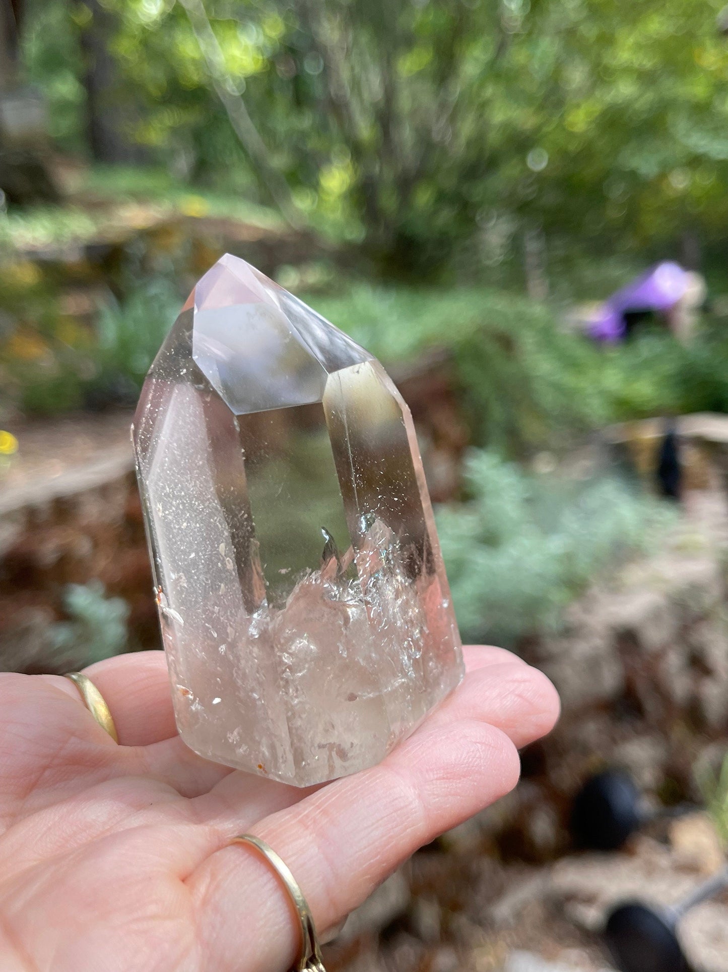 Smoky Quartz Phantom Tower, Included Quartz, Healing, Divination, Metaphysical Q1-0611