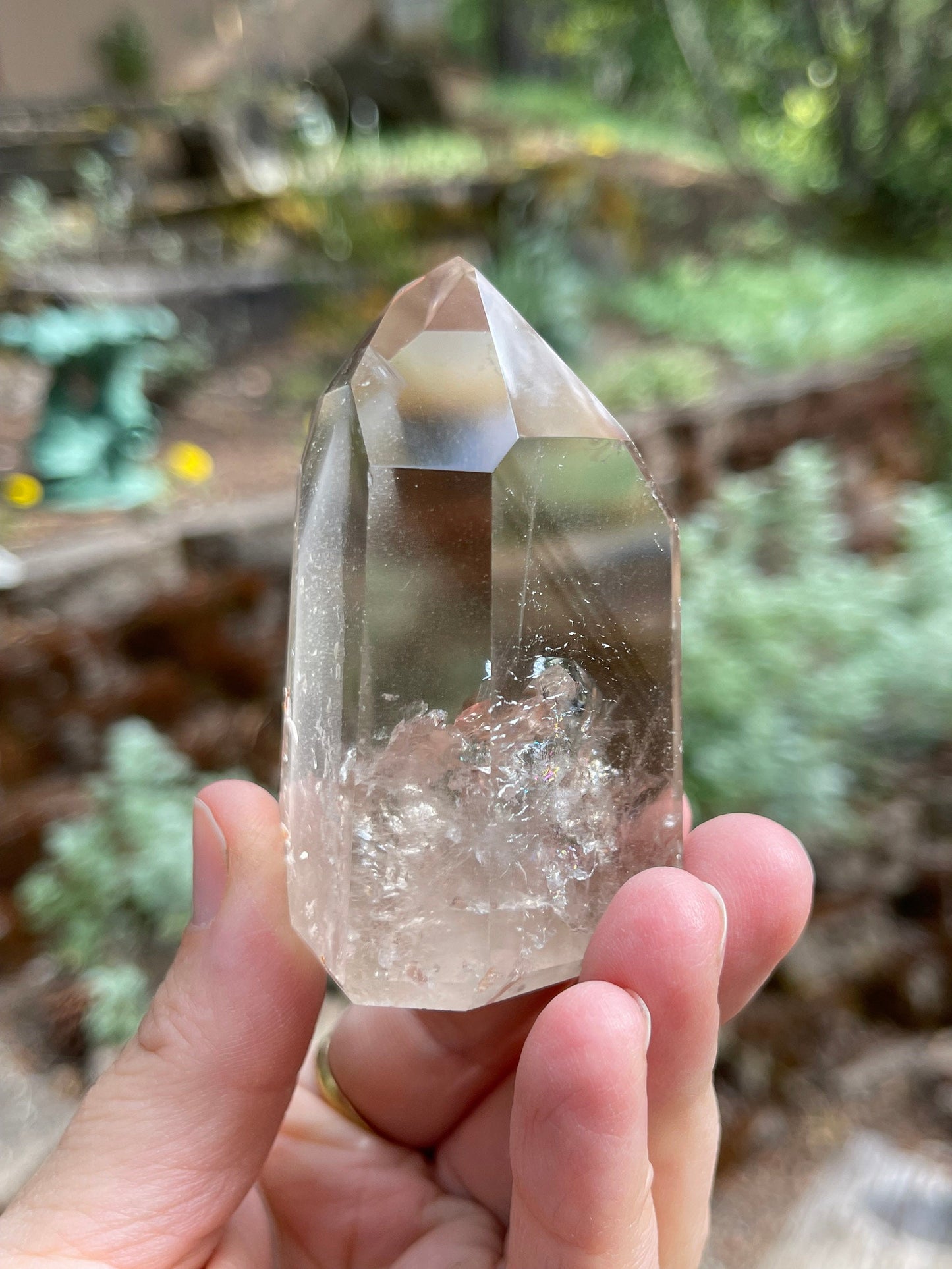 Smoky Quartz Phantom Tower, Included Quartz, Healing, Divination, Metaphysical Q1-0611