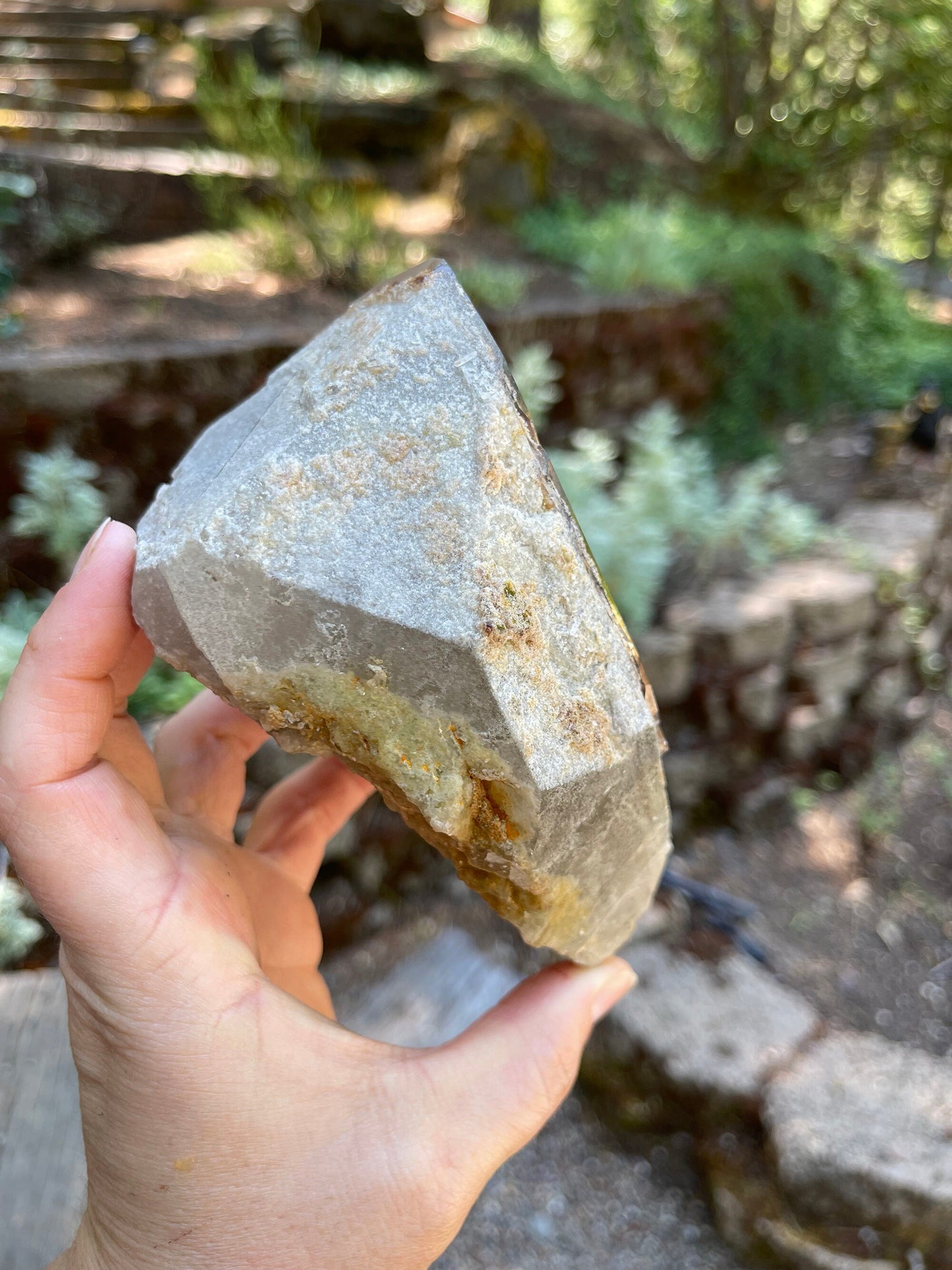 Lodolite Phantom Quartz Crystal, Lodolite, Garden Quartz Ascension, Masters, Healers, Metaphysical Q2-0708