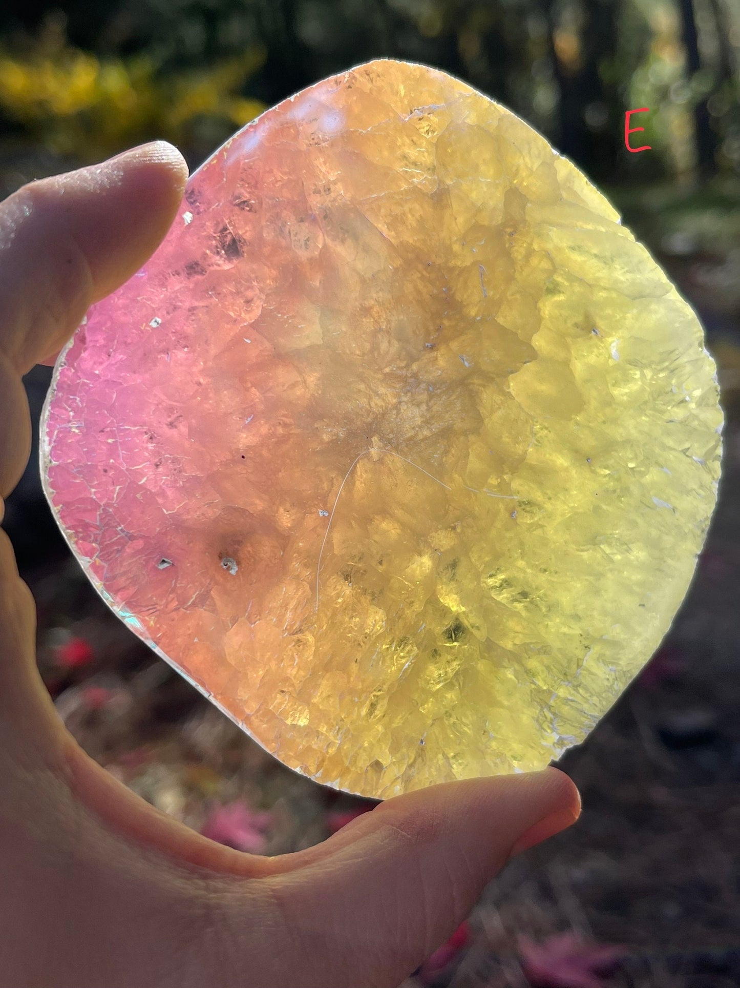 You Pick! (1) Angel Aura Agate Quartz Slice