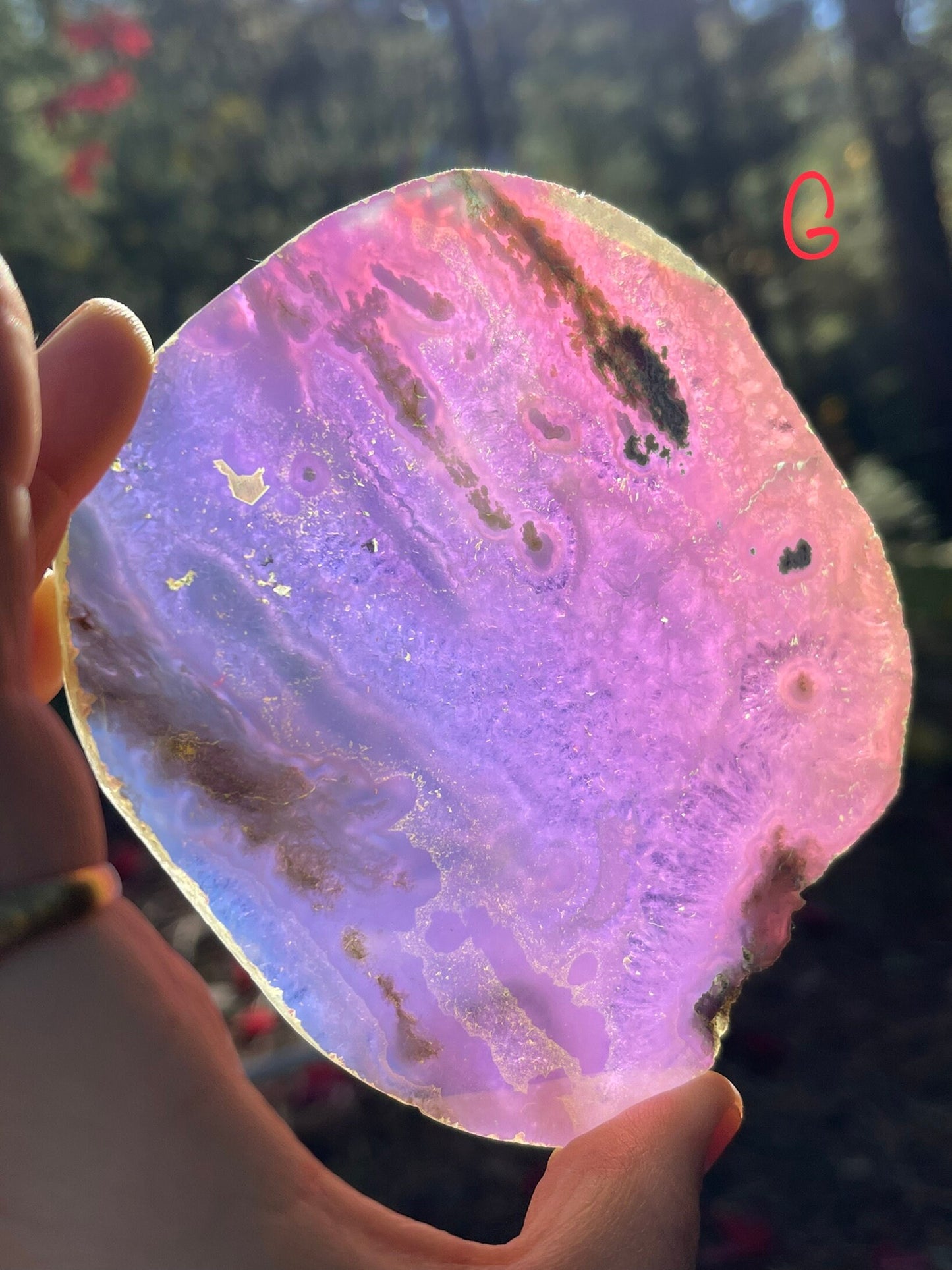 You Pick! (1) Angel Aura Agate Quartz Slice