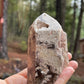 Smoky Lemurian with Sand Inclusions, Shamanic Dreamstone, Healer Tool, Empath Crystal Master Healer Tools, Divination, Metaphysical Q3-1214
