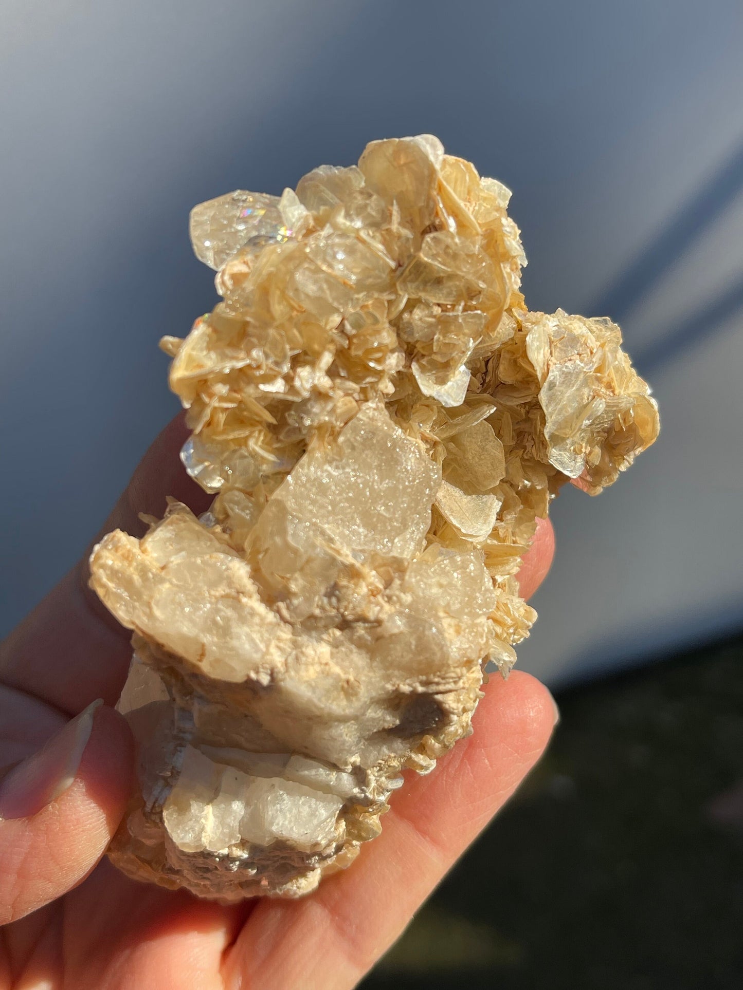 Mica on Quartz, Yaogangxian Minerals, Heart, Crown Chakra, Metaphysical Crystals, Q5-0129