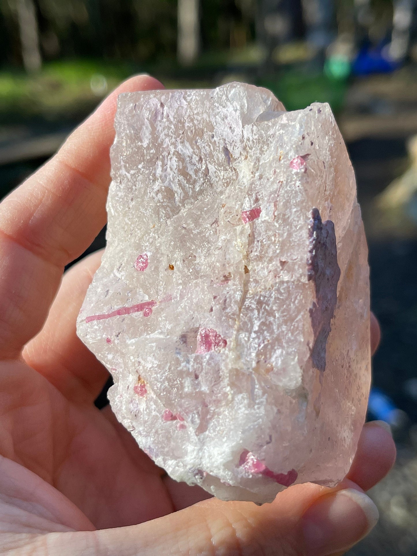 Morganite and Pink Tourmaline Crystal, Stewart Mine, San Diego, CA USA