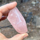 High Grade Rose Quartz Freeform Gem, Crystal, Healing, Love, Metaphysical, Heart Chakra, Reiki, Divination, Free Shipping RQ1-0220