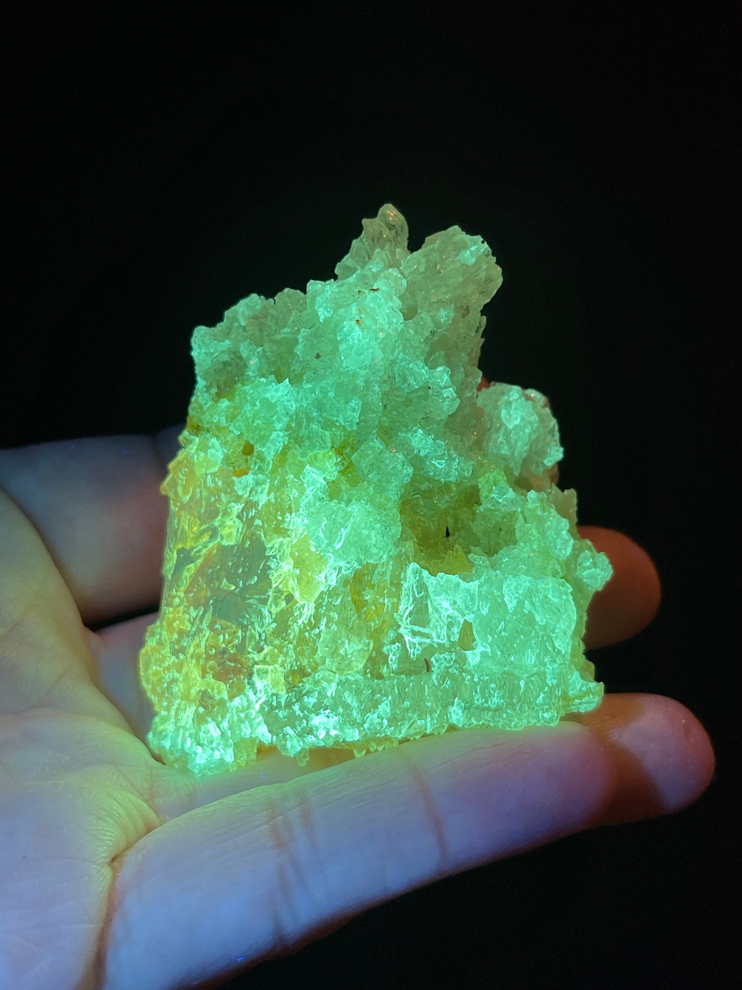 UV Zincite Crystal, Poland