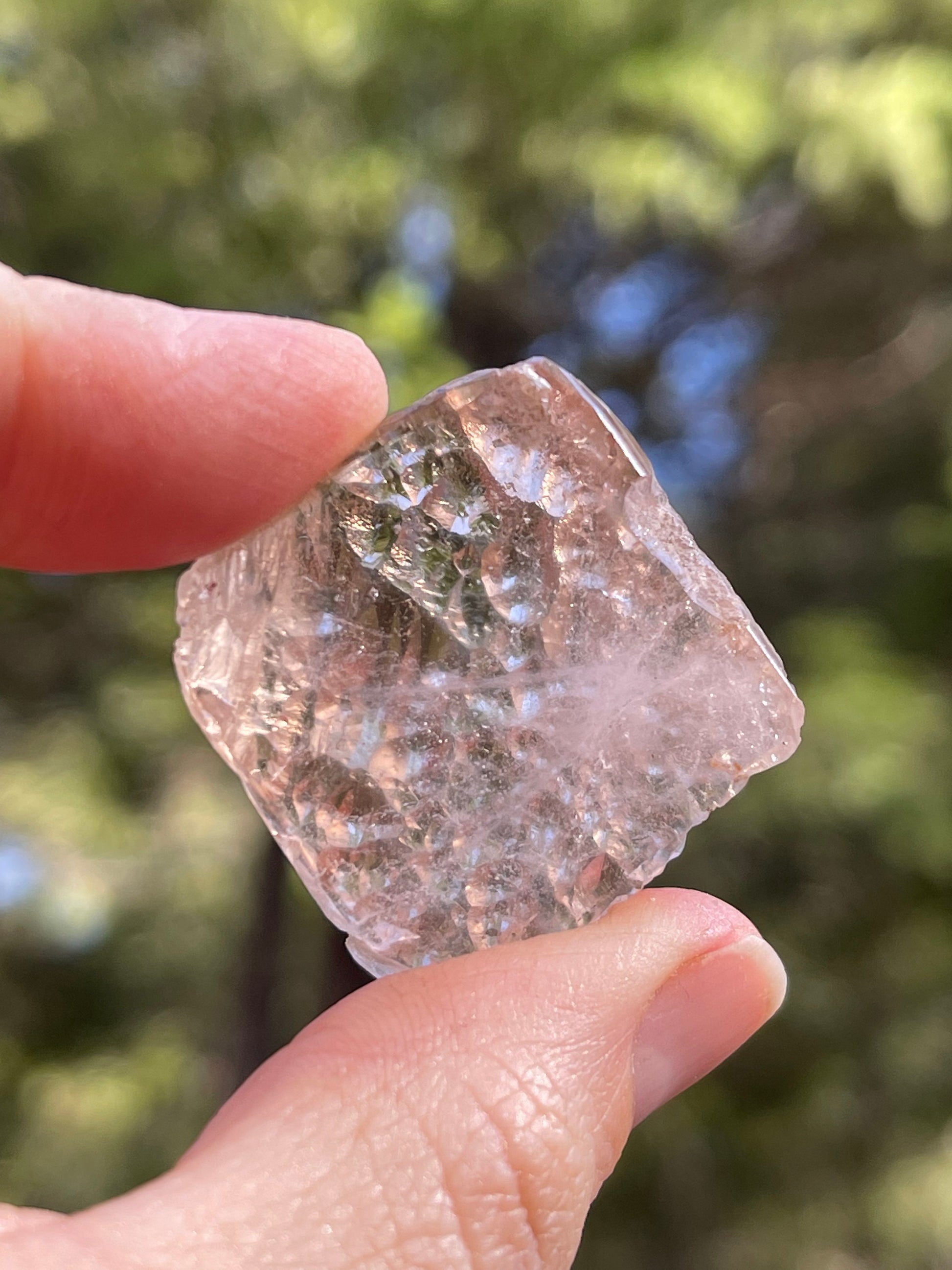 Pink Topaz Crystal, 36g Heart Chakra, Journeying, Clarity, PT1