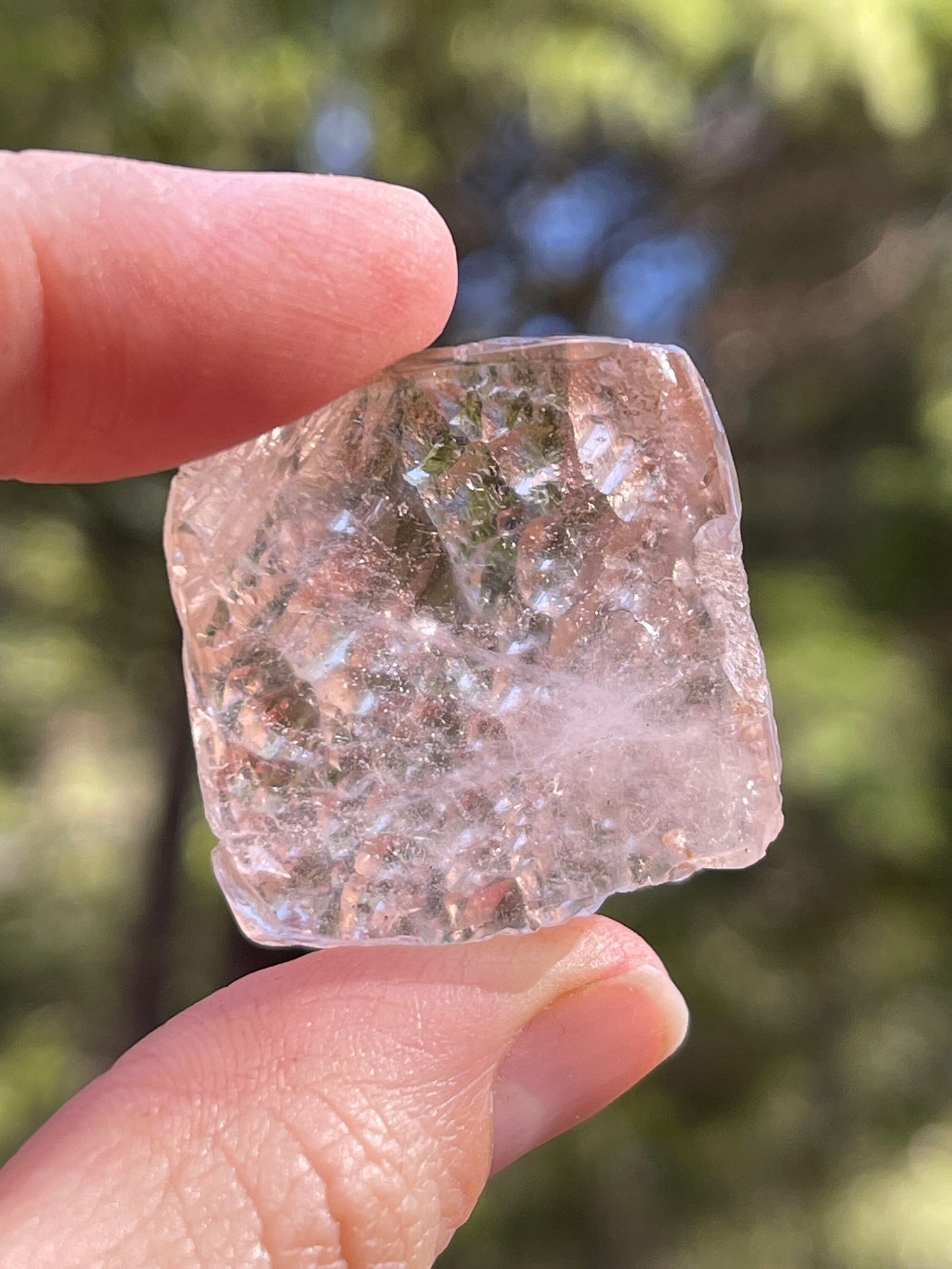 Pink Topaz Crystal, 36g Heart Chakra, Journeying, Clarity, PT1-0223