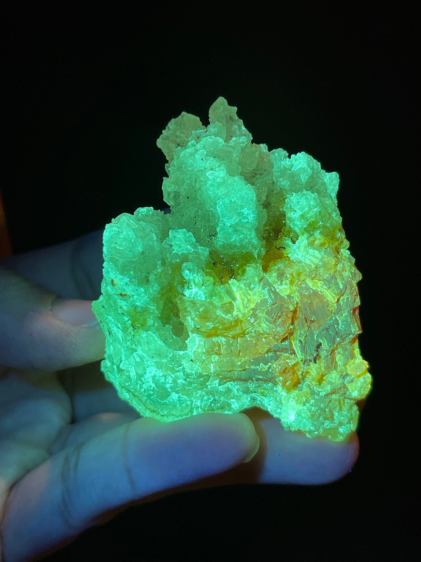 UV Zincite Crystal, Poland