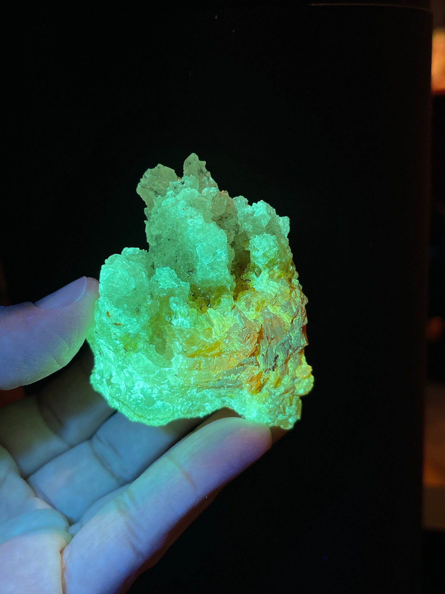 UV Zincite Crystal, Poland