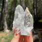 Twin Cluster Prismatic Lemurian Quartz, Colombia, Empath Crystal Master Healer Tools, Healing, Divination, Metaphysical, Q6-0512