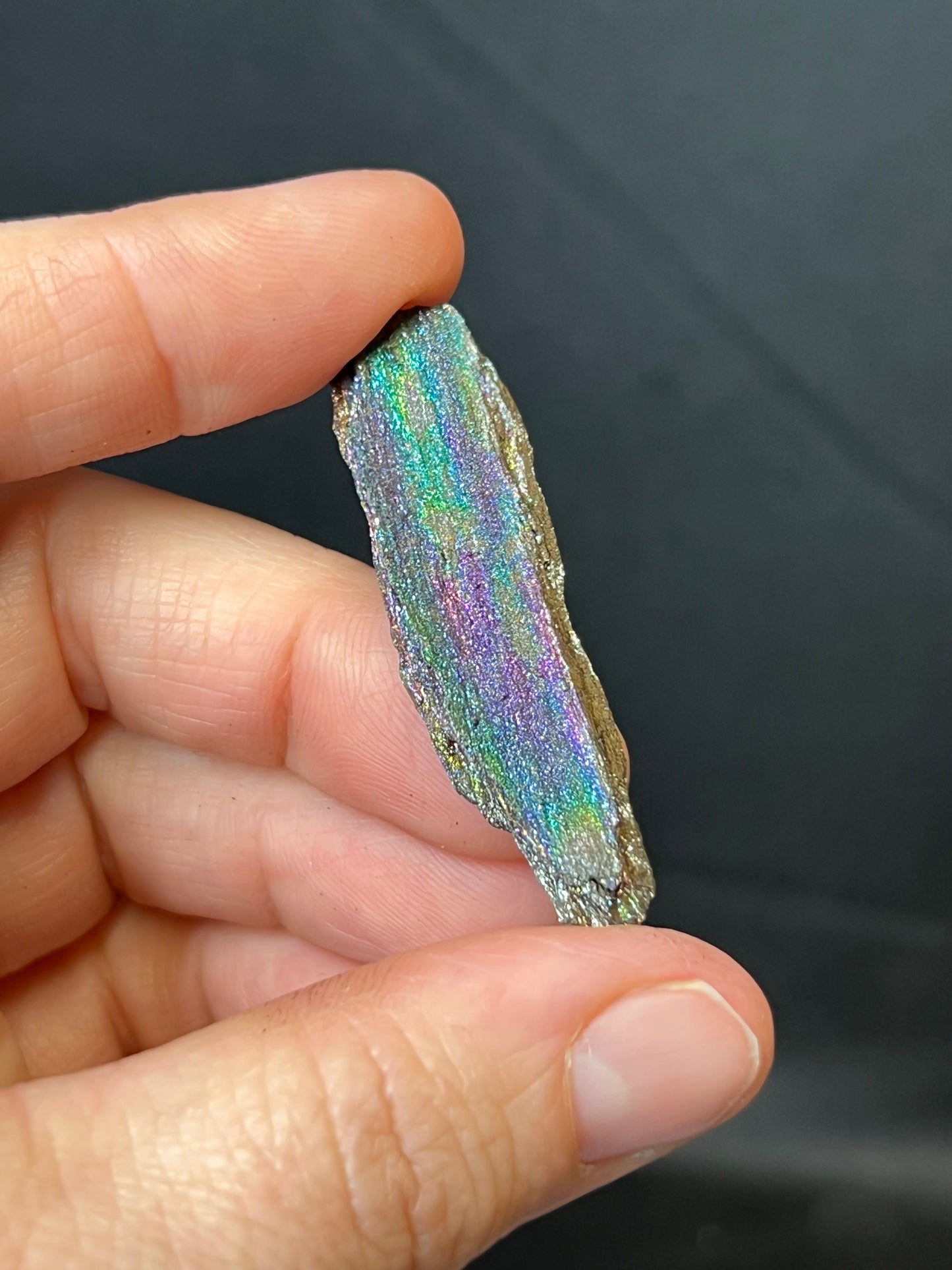 Rare Rainbow Hematite, Iridescent Mineral