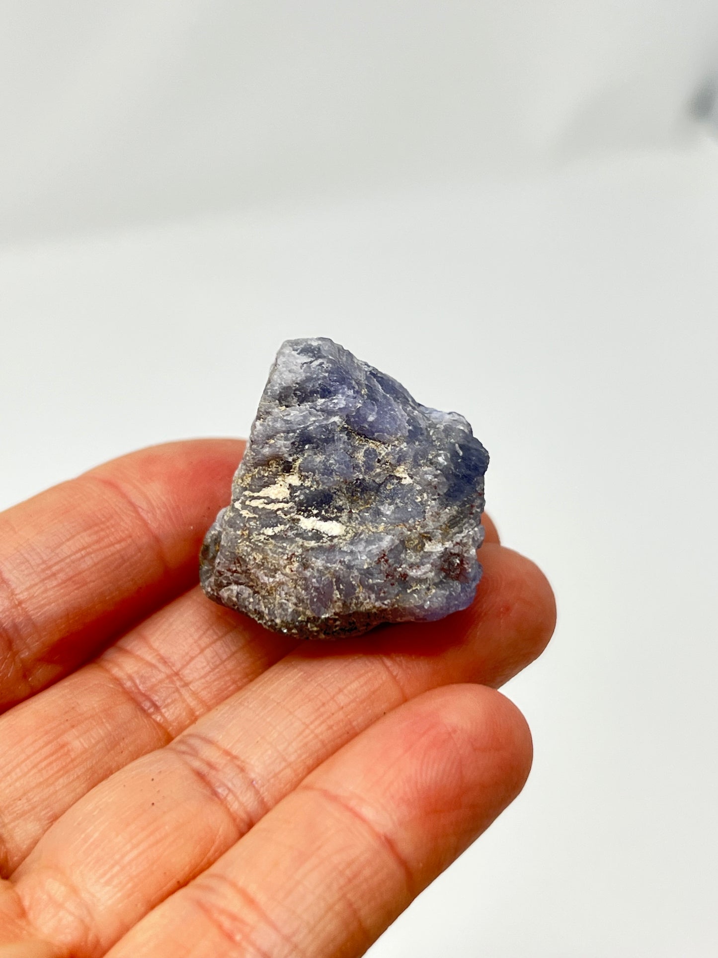 Blue-Violet Zoisite, Raw Tanzanite Crystal, Tanzania