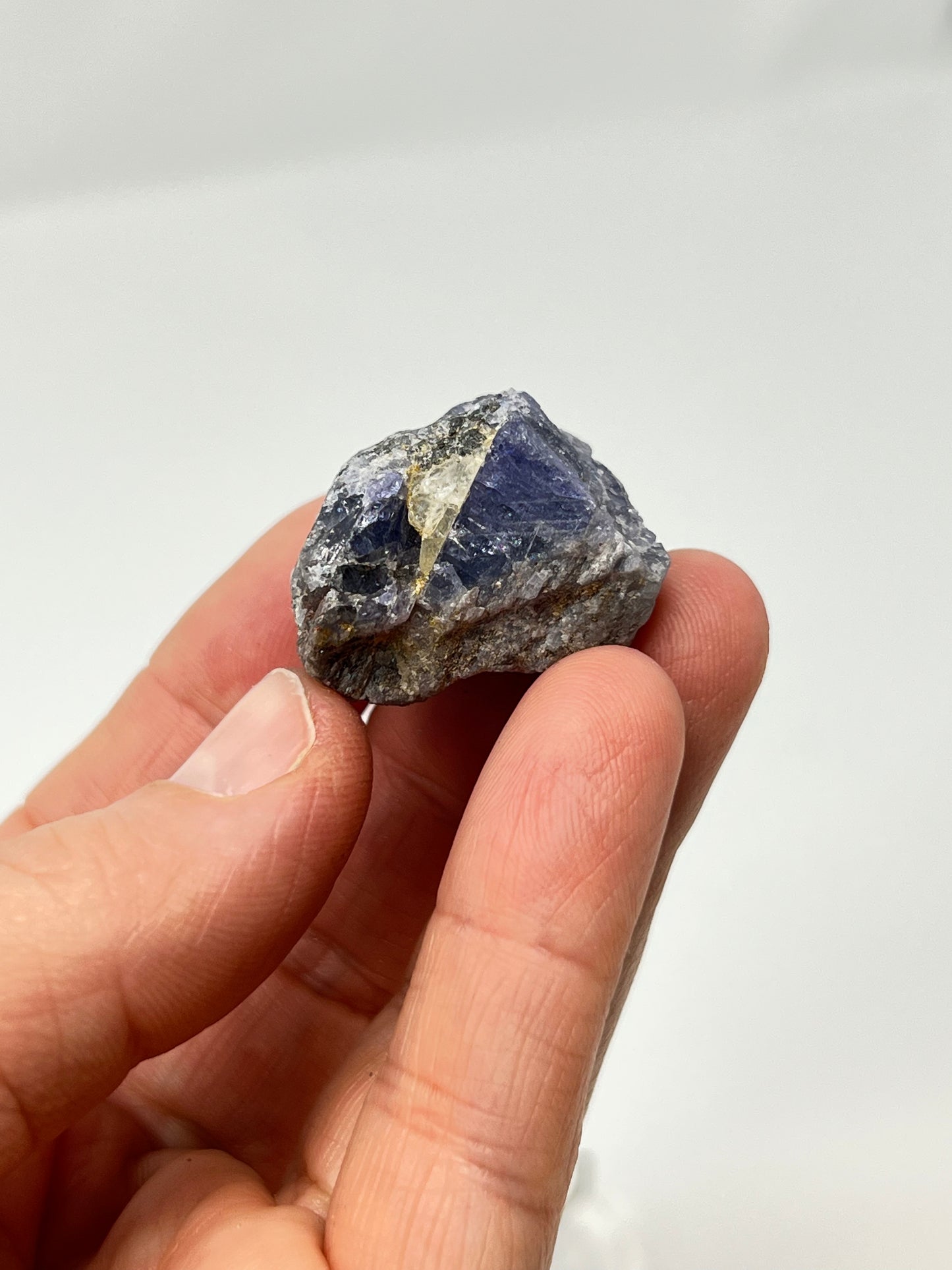 Blue-Violet Zoisite, Raw Tanzanite Crystal, Tanzania