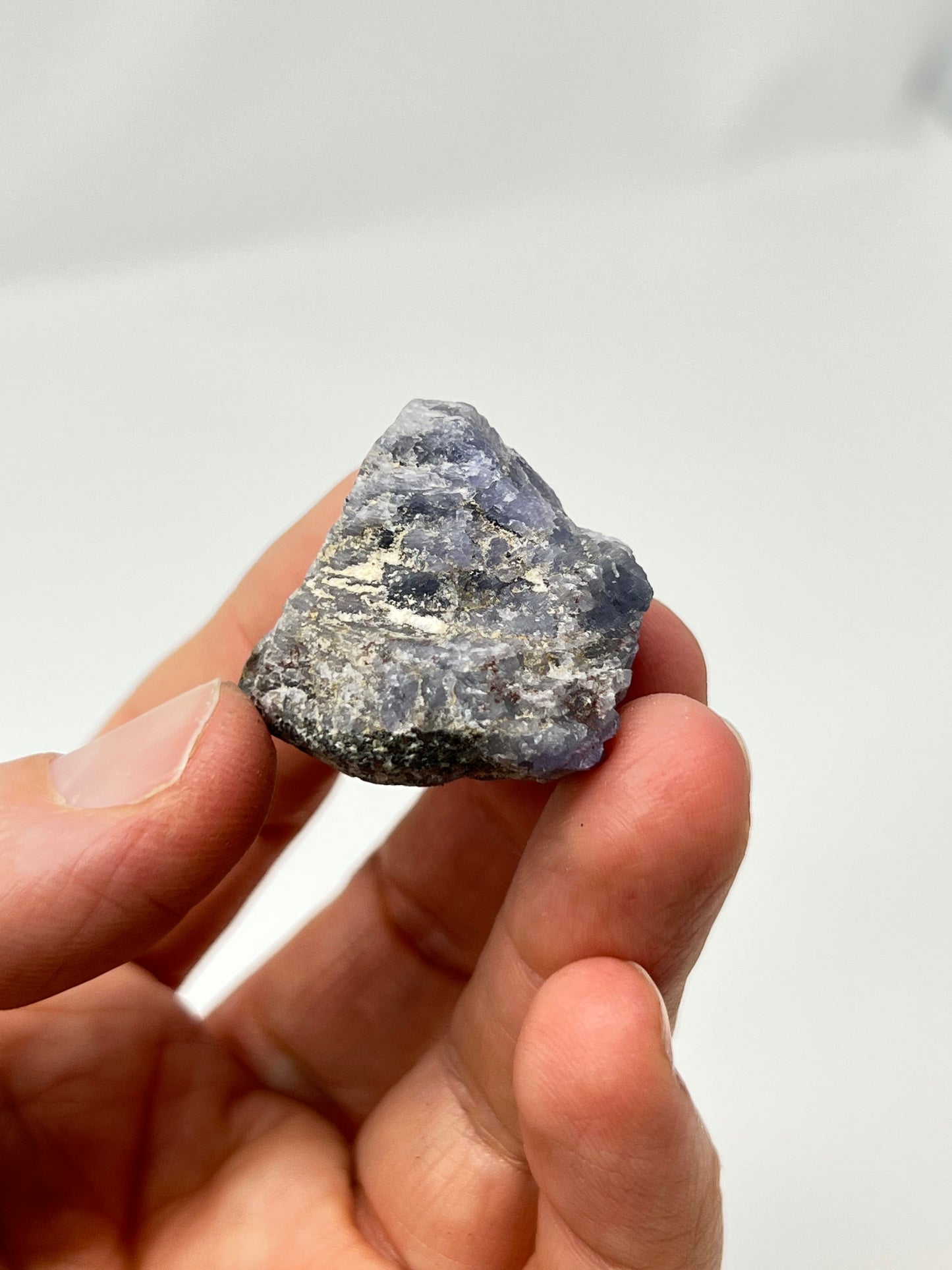 Blue-Violet Zoisite, Raw Tanzanite Crystal, Tanzania