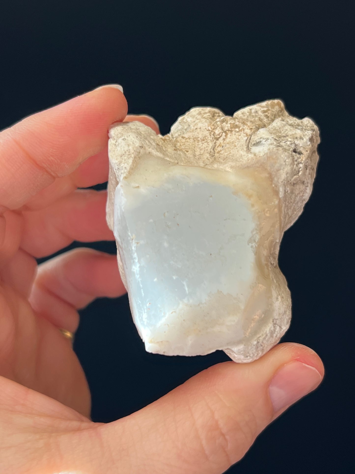 Raw Dendritic Opal, Merlinite Crystal