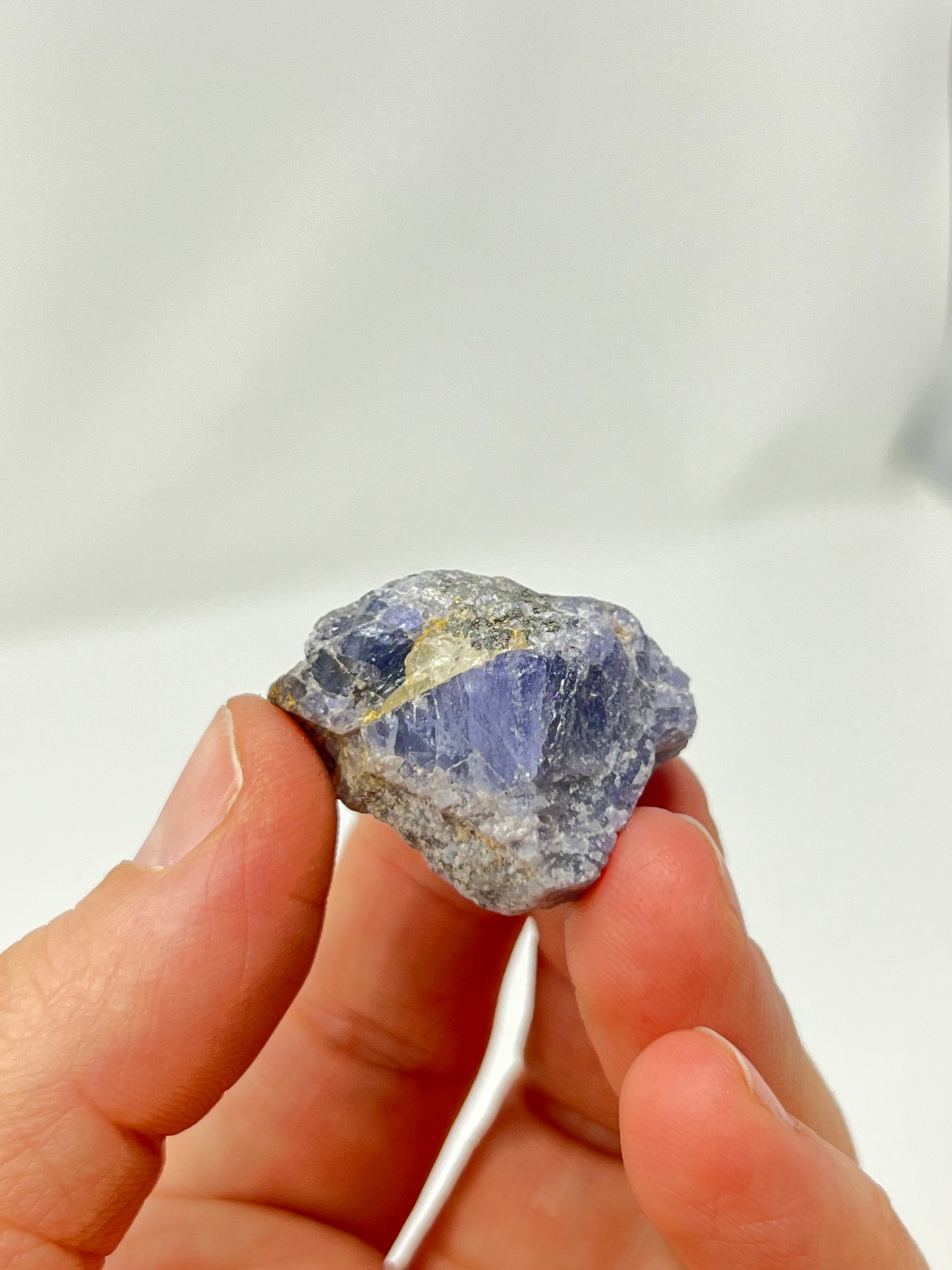 Blue-Violet Zoisite, Raw Tanzanite Crystal, Tanzania